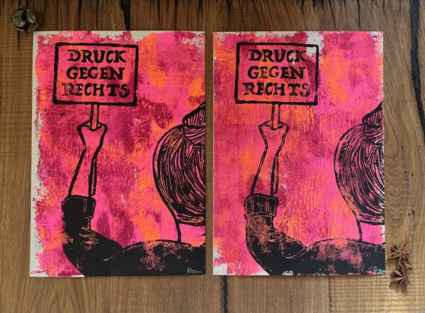 Madame Chou bunt - Druck gegen Rechts – Bild 2