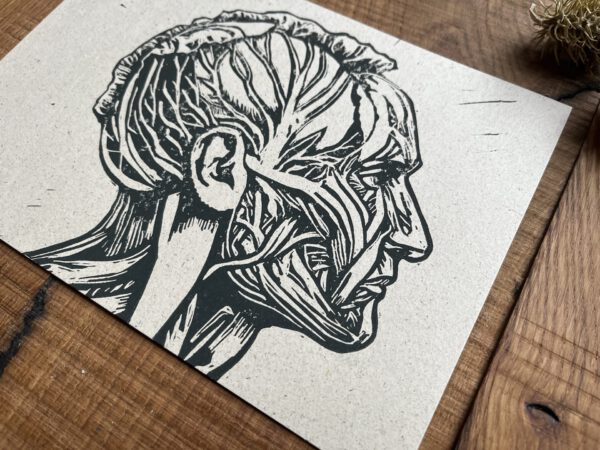Kleiner Posterdruck KOHLKOPF – Bild 2